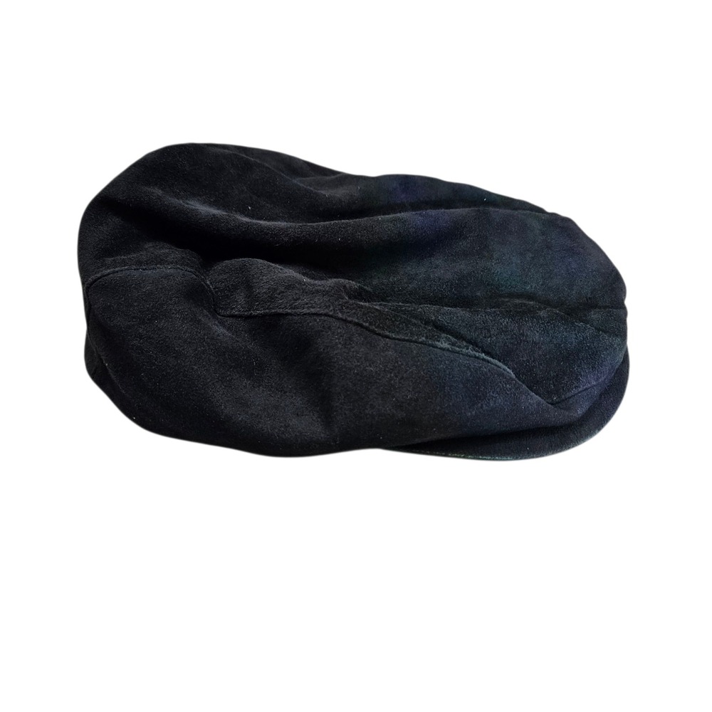Stark & Legum Vintage 1987 Leather Suede Newsboy‎ Cap Flat Driving Hat Gatsby XL